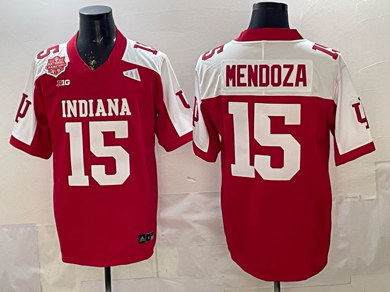 Men 2026 Ohio State Buckeyes #15 Mendoza Red Limited NCAA Jersey 085